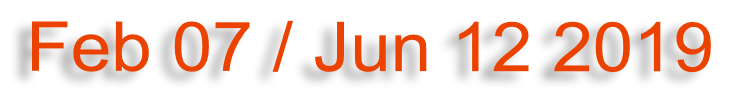 Feb 07 / Jun 12 2019